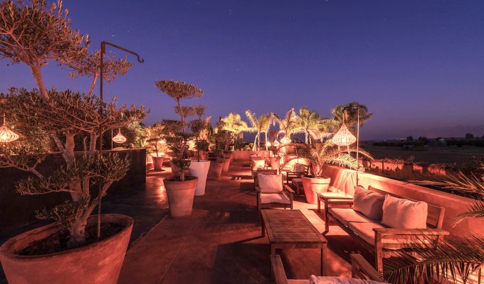 Salon  Villa de luxe à Marrakech 