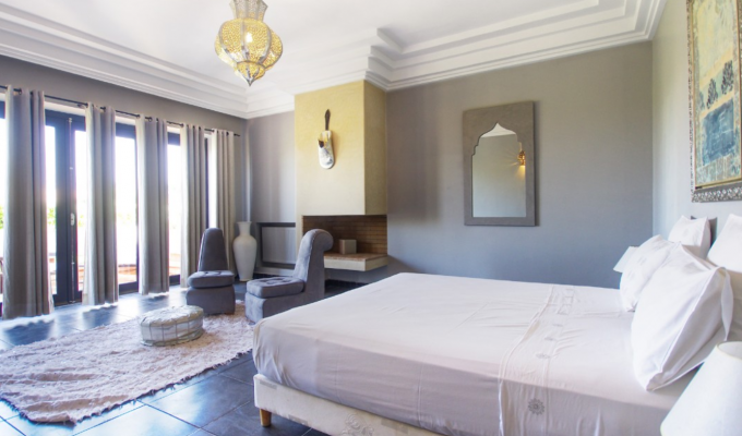Vue Piscine Villa de luxe à Marrakech 