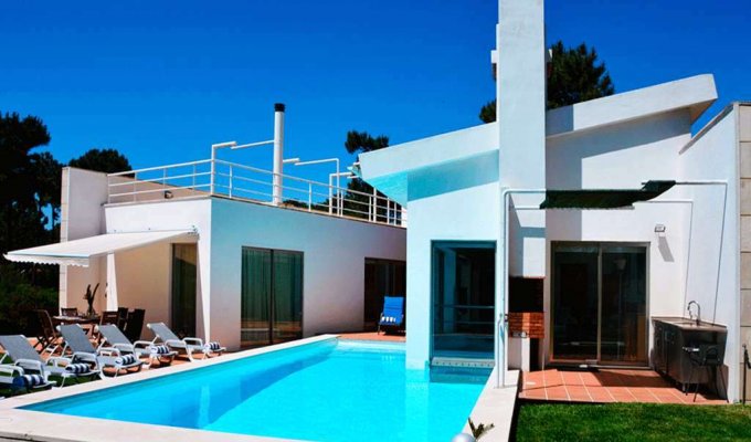 Location Villa Portugal Aroeira avec piscine privée chauffée sur le parcours de Golf et près de la plage, Cote Lisbonne