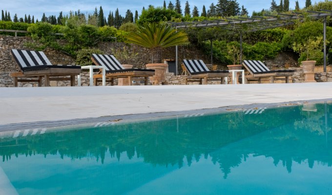 LOCATION VACANCES FLORENCE - ITALIE TOSCANE FLORENCE - Villa de Luxe avec piscine privée sur les collines du Chianti