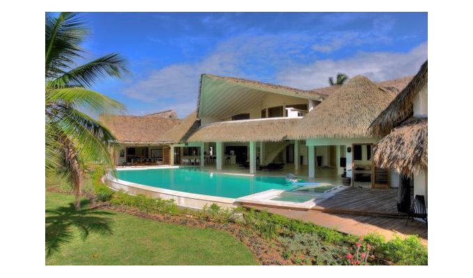Location Villa de Luxe sur la plage à Las Terrenas, Republique Dominicaine