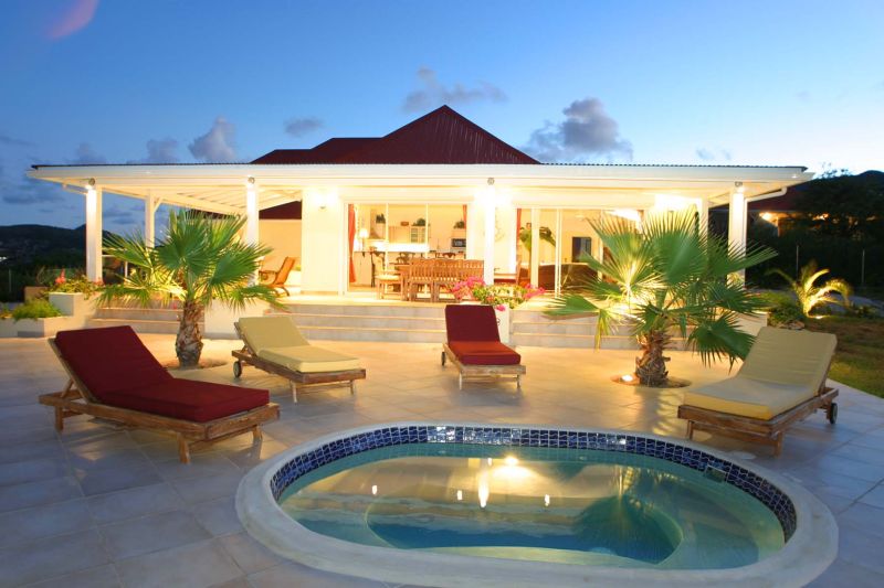 St Martin Baie Orientale Villa de Luxe Location Villa de Luxe avec