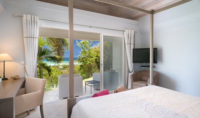 Location Villa de Luxe avec piscine privée surplombant le Lagon de Grand-Cul de Sac - Saint Barthélemy -  Caraibes - Antilles Francaises