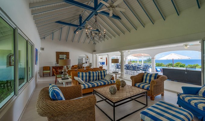 Location Villa de Luxe avec piscine privée - Long Bay  - Saint Martin - Terres Basses - Caraibes - Antilles Françaises