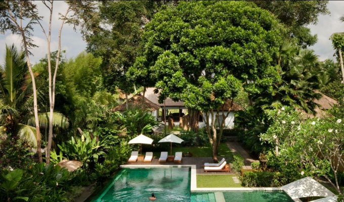 Location Villa Ubud Bali avec piscine privée et personnel 