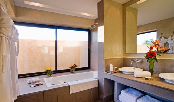 Salle de bain hôtel de luxe à Marrakech