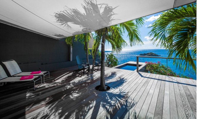 Location Villa de Luxe à St Barth avec piscine privée et Vue Mer - Gustavia - Caraibes - Antilles Françaises