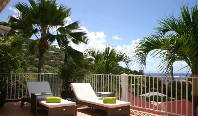 Location Villa de Luxe à St Barth avec piscine privée et Vue sur la Baie de Gustavia - Caraibes - Antilles Françaises