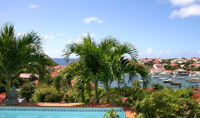 Location Villa de Luxe à St Barth avec piscine privée et Vue sur la Baie de Gustavia - Caraibes - Antilles Françaises