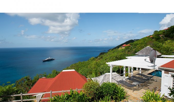 Location Villa de Luxe à St Barth avec piscine privée- Colombier- Caraibes - Antilles Françaises