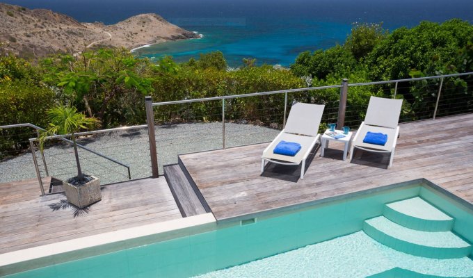 Location Villa de Luxe à St Barth avec piscine privée et Vue Mer - Devet - Caraibes - Antilles Francaises