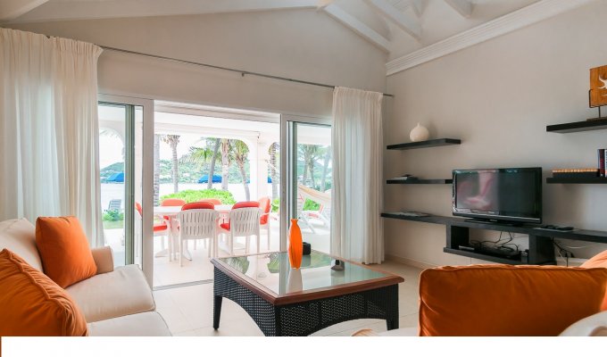 Location Villa de Luxe à St Barth sur la plage de St Jean - Domaine de Coral Reef - Caraibes - Antilles Francaises