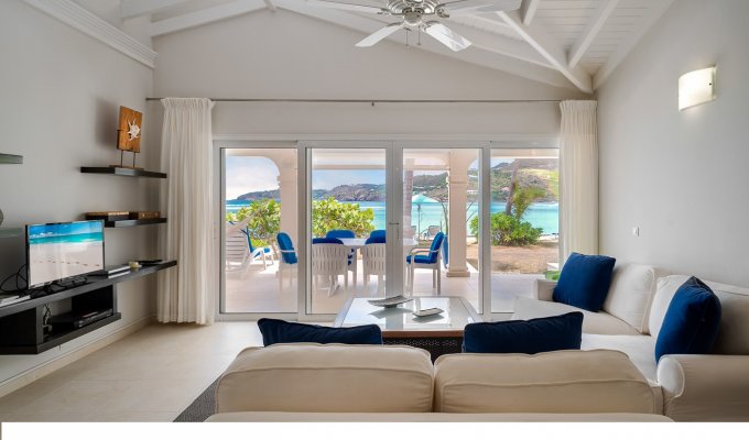 Location Villa de Luxe à St Barth sur la plage de St Jean - Domaine de Coral Reef - Caraibes - Antilles Francaises