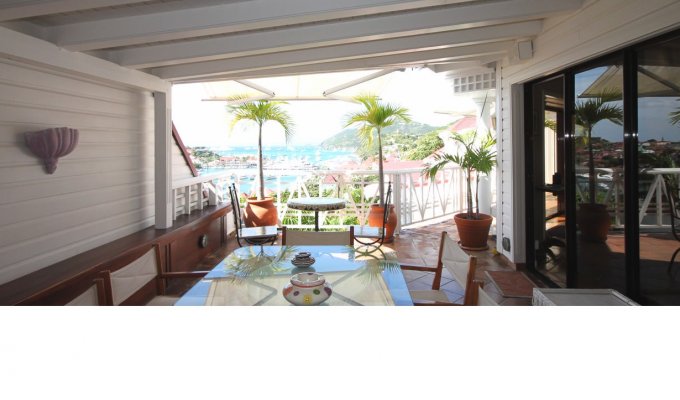 Location Appartement à St Barth avec vue sur le port de Gustavia - Caraibes - Antilles Françaises
