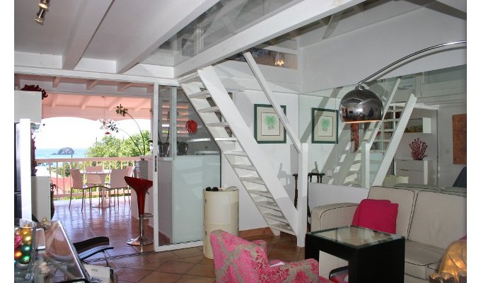 Location Appartment à St Barth dans une résidence avec piscine et vue mer - Lorient - Caraibes - Antilles Françaises