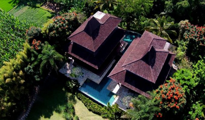 Indonesie Bali Ubud Location Vacances avec piscine privée au milieu de la forêt tropicale