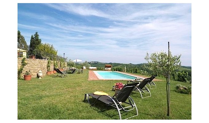Location Villa du 19ème siècle avec piscine privée en pleine campagne du Chianti en Toscane - Italie