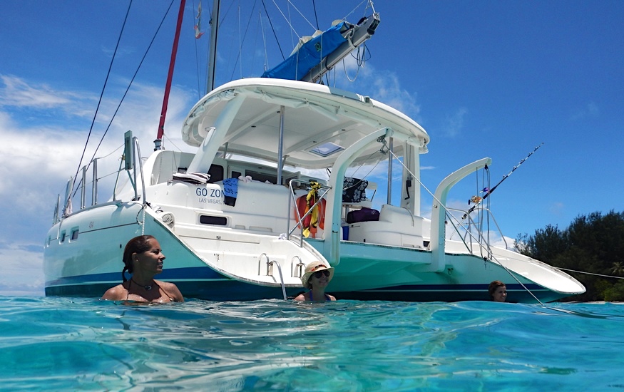 location catamaran tuamotu