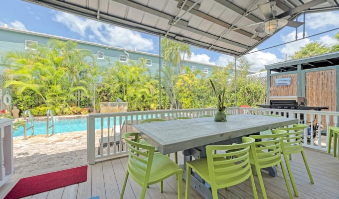 Location d'une superbe Maison de Vacances à Key West en Floride