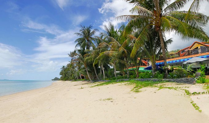 Koh Samui Location Vacances Villa avec piscine dans un jardin tropical en Thailande