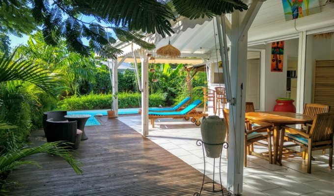 Location Villa Guadeloupe à Saint François à 150m de la plage de la Coulée