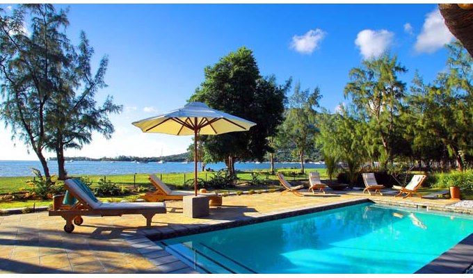 Location villa Ile Maurice à Riviere Noire avec piscine privée pour 8 pers