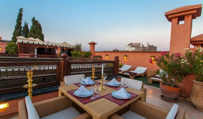 Chambre Riad de luxe à Marrakech 