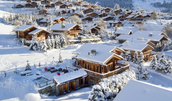 Location chalet de luxe près de la station de ski Verbier dans le canton de Valais en Suisse