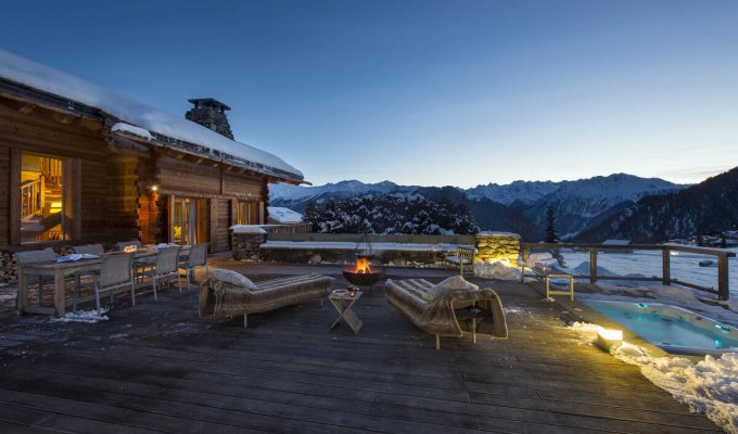 Location chalet de luxe près de la station de ski Verbier dans le canton de Valais en Suisse