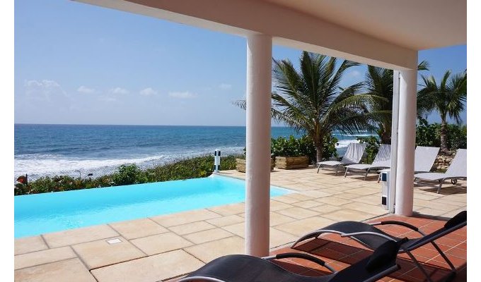 Location  villa Saint-François en Guadeloupe avec piscine privative  vue mer