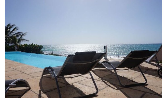 Location  villa Saint-François en Guadeloupe avec piscine privative  vue mer