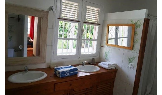 Location  villa Saint-François en Guadeloupe avec piscine privative  vue mer