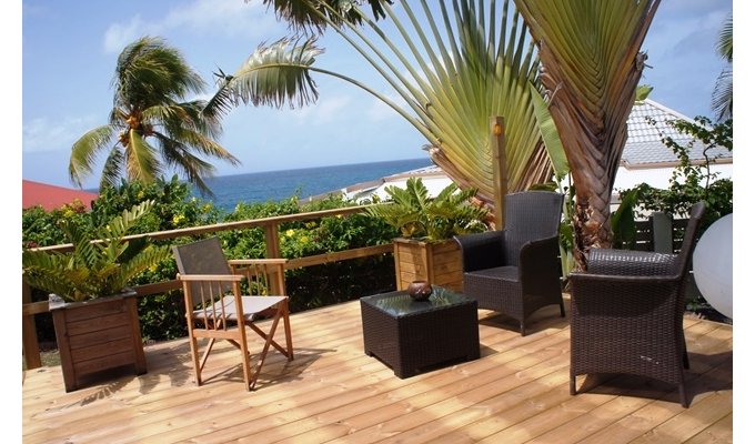 Location Villa  haut de gamme en Guadeloupe  avec piscine privative et Vue mer