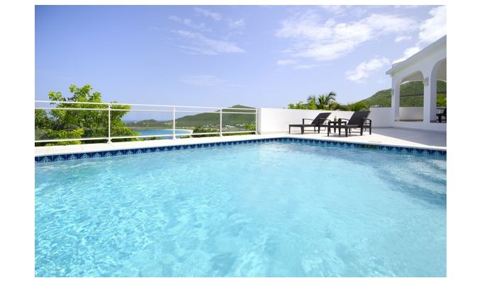 ST MAARTEN - Location villa de luxe vue mer avec piscine - Tamarind Hill - Antilles Neerlandaises- Caraibes - DWI