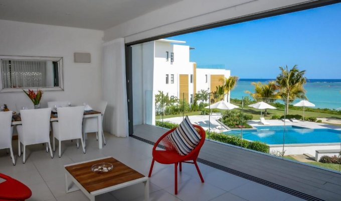 Location Appartement à Flic en Flac en front de mer avec piscine et vue sur l’océan 