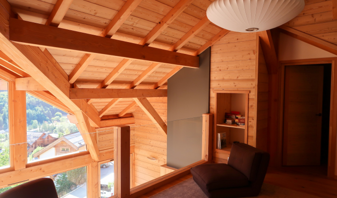 Location Chalet Luxe Serre Chevalier Alpes du Sud  pied des pistes sauna service de conciergerie