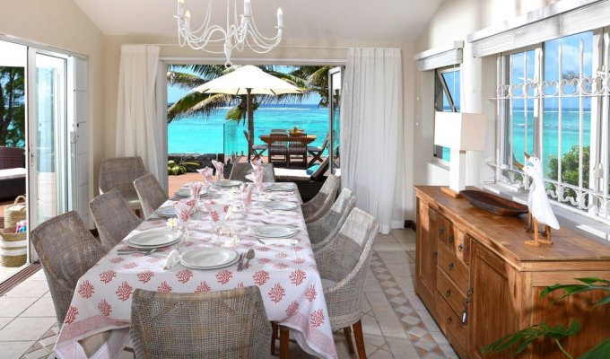 Location Villa Ile Maurice à Palmar en bord de mer et proche de L'ile aux Cerfs,Cote Est