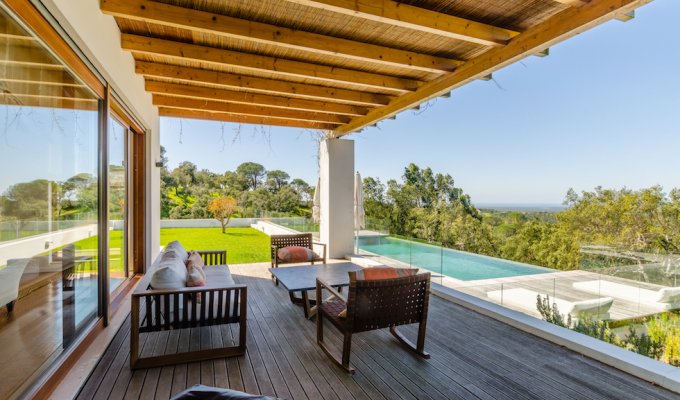 Location Villa Portugal Comporta avec piscine à débordement sur les collines de Grandola face à la mer, Cote Lisbonne