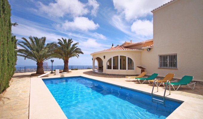 Location villa Calpe  piscine privée Alicante (Costa Blanca)