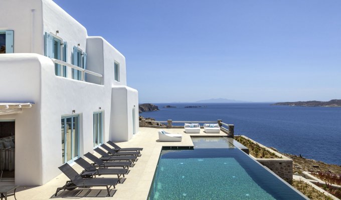 Grèce Location villa Mykonos vue mer piscine privée