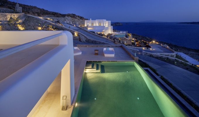 Grèce Location villa Mykonos vue mer piscine privée