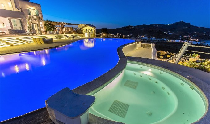 Grece Location Villa Mykonos vue mer piscine privée