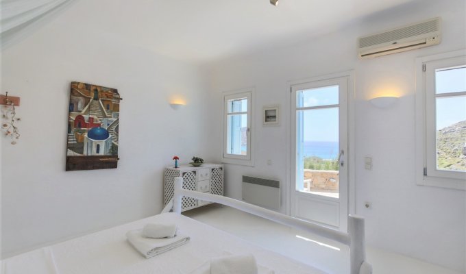 Location villa vacances Grece proche de la plage d'Agrari, Mykonos