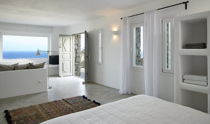 Grece Location Villa Mykonos vue mer avec piscine privée