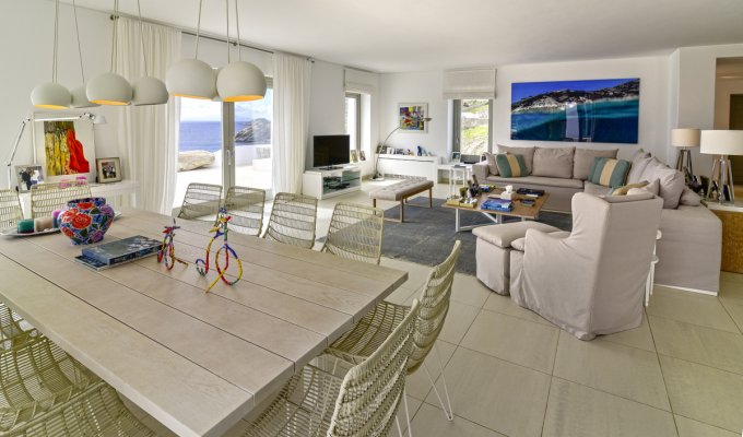 Grece Location Villa Mykonos vue mer avec piscine privée