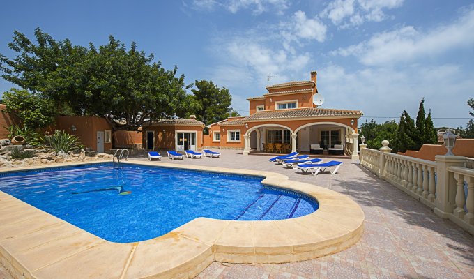 MORAIRA Location villa piscine privée Alicante Costa Blanca