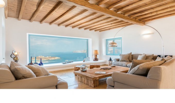 Grece Location Villa Mykonos avec piscine et à 500m de la plage