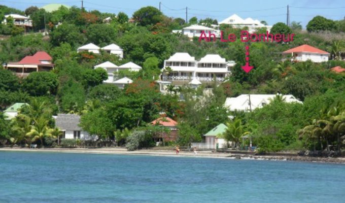 Location Appartement à St Barth sur la mer à Marigot  Caraibes  Antilles Françaises