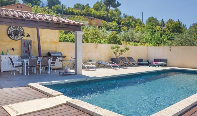Cassis location villa Provence Bord de Mer avec piscine privee