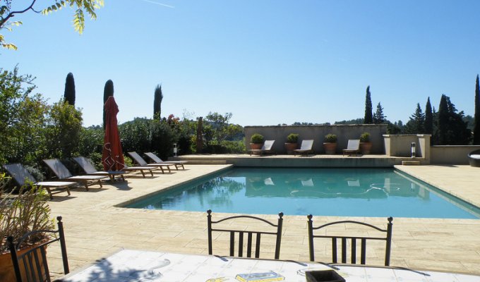 Location villa luxe Saint Remy de Provence avec piscine privee